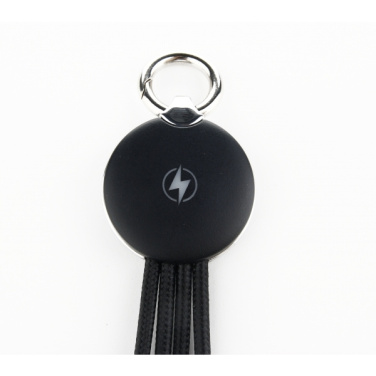 Logo trade promotional merchandise picture of: 3in1 cable with enlighted logo for engraving, RXD-368