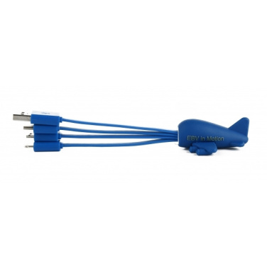 Logo trade promotional giveaway photo of: Personalized charging cable 3in1