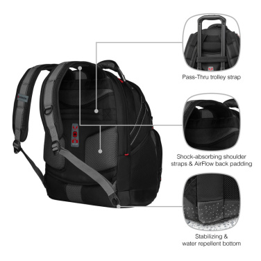 Logo trade promotional product photo of: Backpack Wenger Synergy 16''