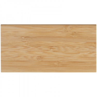Logo trade corporate gifts image of: Bamboo power bank KATOWICE