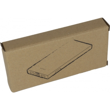 Logotrade promotional gift image of: Bamboo power bank KATOWICE