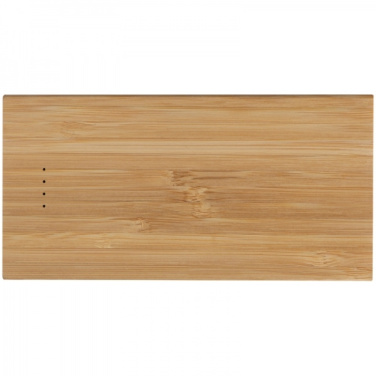 Logo trade promotional product photo of: Bamboo power bank KATOWICE