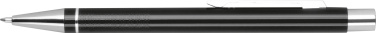 Logo trade corporate gifts image of: Metal semi gel ballpoint Pen ALMEIRA
