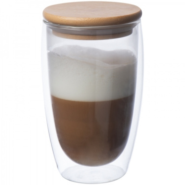 Logotrade promotional item picture of: Double-walled glass ZAKOPANE 500 ml