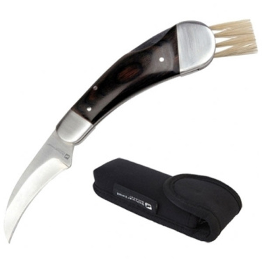 Logo trade promotional items picture of: Mushroom knife PILZ Schwarzwolf