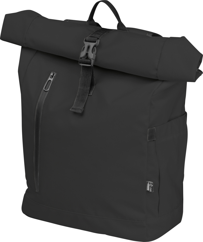 Logo trade business gifts image of: RPET backpack OKLAHOMA CITY