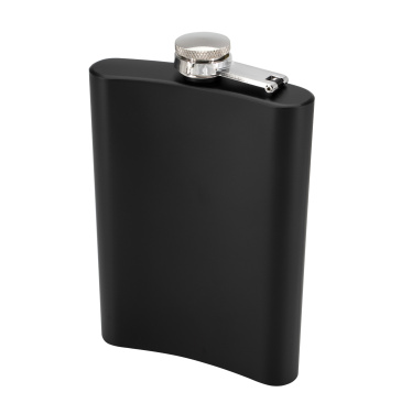 Logotrade business gifts photo of: Hip flask OLYMPOS Schwarzwolf