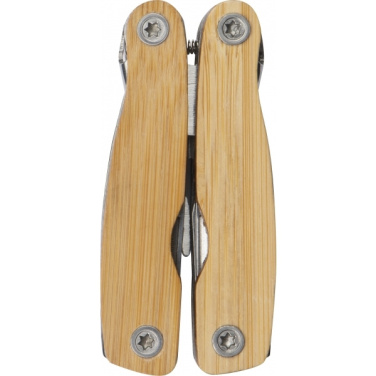 Logotrade promotional merchandise image of: Multifunction tool bamboo LEEDS