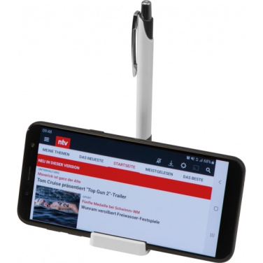 Logotrade corporate gift image of: Mobile phone holder with metal ballpen REGINA