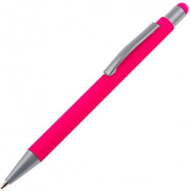 Logo trade advertising products picture of: Metal ballpen touch pen soft touch SALT LAKE CITY