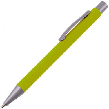Logo trade promotional products picture of: Metal ballpen soft touch ABU DHABI