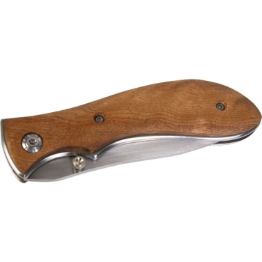Logo trade promotional product photo of: Pocket knife JUNGLE Schwarzwolf