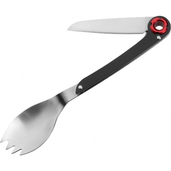 Logo trade promotional products picture of: Multifunctional spoon LATEMAR Schwarzwolf