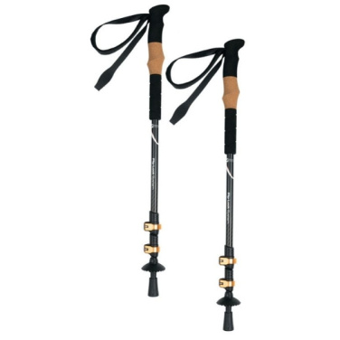 Logotrade advertising product image of: Trekking poles DENALI Schwarzwolf