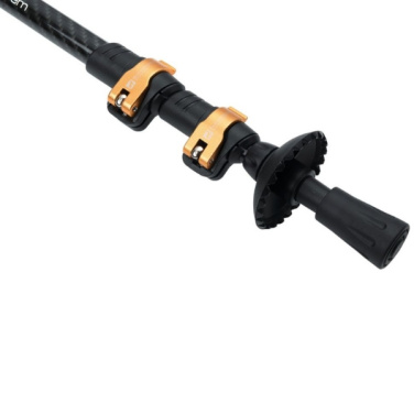 Logo trade promotional giveaway photo of: Trekking poles DENALI Schwarzwolf