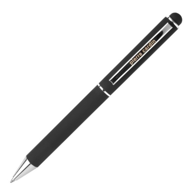 Logotrade promotional products photo of: Metal ballpoint pen, touch pen, soft touch CLAUDIE Pierre Cardin