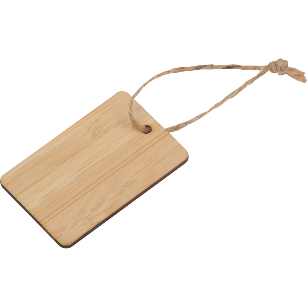 Logotrade promotional giveaway image of: Bamboo Pendant SALAMANCA