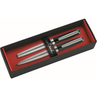 Logotrade promotional giveaway image of: Writing set ballpoint pen & fountain pen CHRISTOPHE Pierre Cardin
