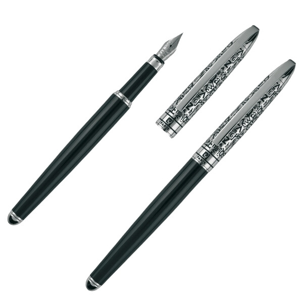 Logo trade promotional products image of: Writing set ballpoint pen & fountain pen JACQUES Pierre Cardin