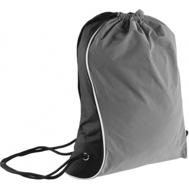 Logotrade promotional giveaway picture of: Drawstring bag DENISON Schwarzwolf