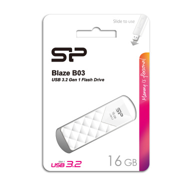 Logo trade promotional item photo of: PENDRIVE SILICON POWER B03 3.2
