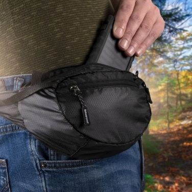 Logo trade promotional merchandise image of: Waist bag MOBILA Schwarzwolf