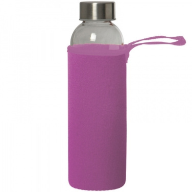 Logo trade promotional item photo of: Glass bottle KLAGENFURT 500 ml