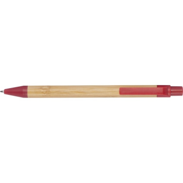 Logo trade advertising products picture of: Wheatstraw and bamboo ballpen HALLE