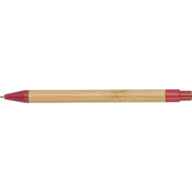 Logo trade promotional merchandise picture of: Wheatstraw and bamboo ballpen HALLE