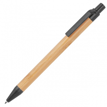 Logotrade advertising product picture of: Wheatstraw and bamboo ballpen HALLE
