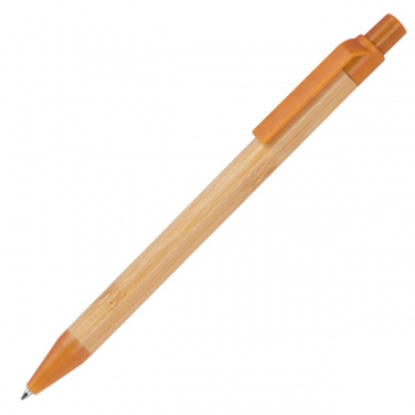 Logotrade promotional item image of: Wheatstraw and bamboo ballpen HALLE