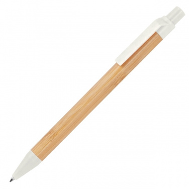 Logo trade business gift photo of: Wheatstraw and bamboo ballpen HALLE