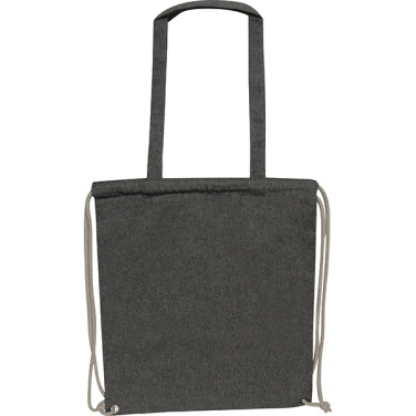 Logo trade promotional giveaway photo of: Recycled cotton bag ADDISON