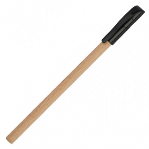 Logo trade promotional items image of: Wooden ballpen PALMDALE