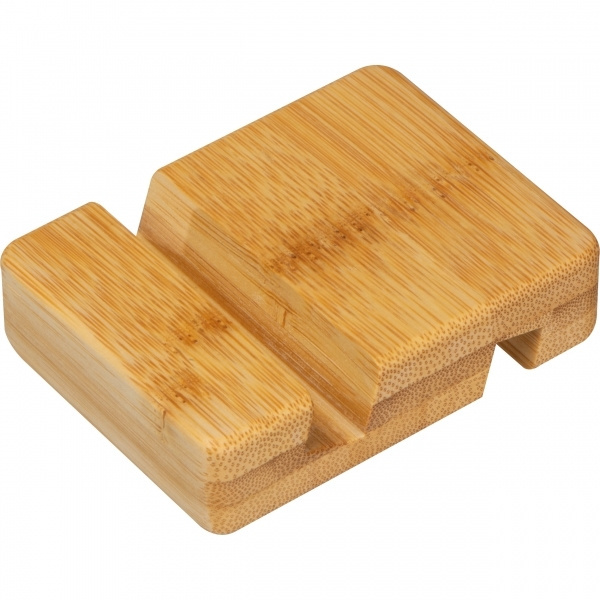 Logotrade promotional giveaways photo of: Bamboo smartphone holder SAN SEBASTIAN