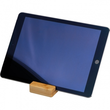 Logotrade business gift image of: Bamboo smartphone holder SAN SEBASTIAN