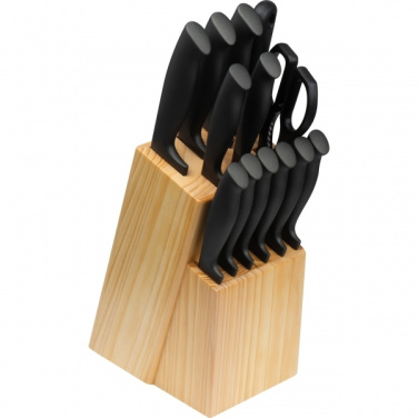 Logo trade business gifts image of: Knife block BERLIN