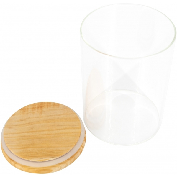 Logo trade promotional merchandise photo of: Pojemnik szklany OSAKA 700 ml