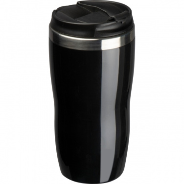 Logo trade promotional merchandise photo of: Set of vacuum flask and drinking cup SPLIT 450 ml
