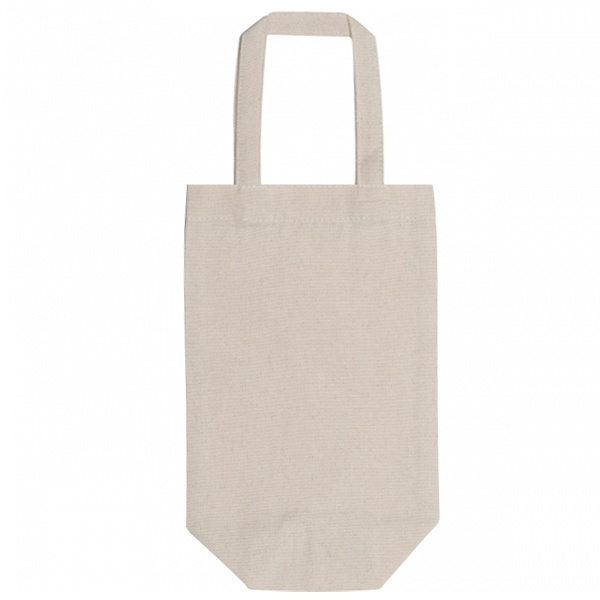 Logo trade corporate gift photo of: Cotton wine bag NICE