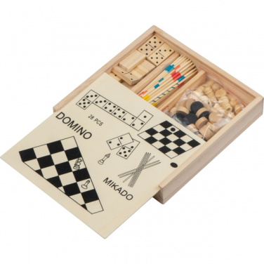 Logotrade business gift image of: Wooden game collection RIGA