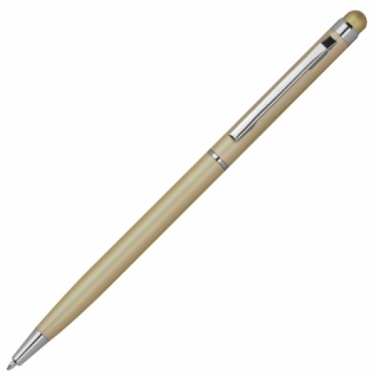 Logo trade promotional giveaway photo of: Ball pen with touch function CATANIA