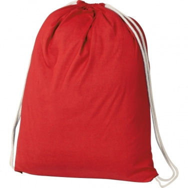 Logotrade promotional item image of: Cotton gym bag BUDAPEST