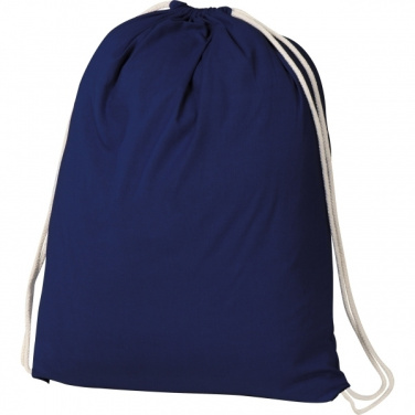 Logo trade promotional giveaways image of: Cotton gym bag BUDAPEST