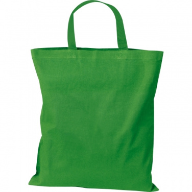 Logo trade promotional gifts picture of: Cotton bag with short handles BREGENZ