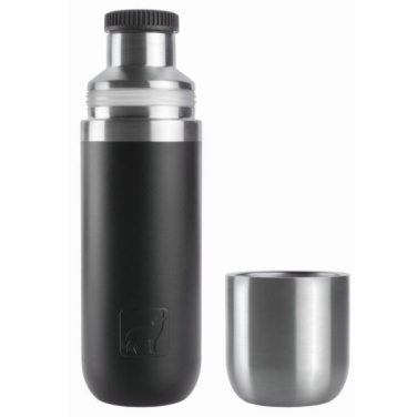 Logotrade promotional items photo of: Vacuum bottle DINARA Schwarzwolf