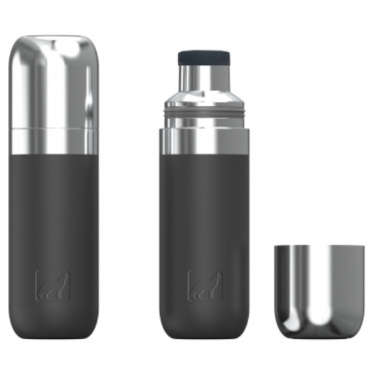 Logotrade promotional merchandise photo of: Vacuum bottle DINARA Schwarzwolf