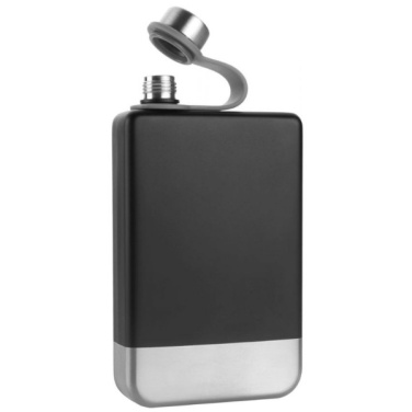 Logotrade promotional merchandise picture of: Hip flask set TAHAT Schwarzwolf