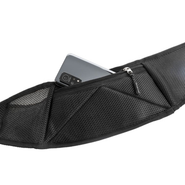 Logo trade corporate gift photo of: Sport belt bag MAFADI Schwarzwolf