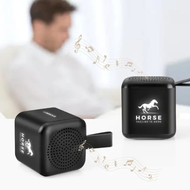 Logotrade promotional giveaway picture of: Mini speaker with enlighted logo for engraving